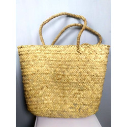 Borsa in paglia con manici 40x70 cm