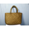 Borsa in paglia con manici short 30x45 cm