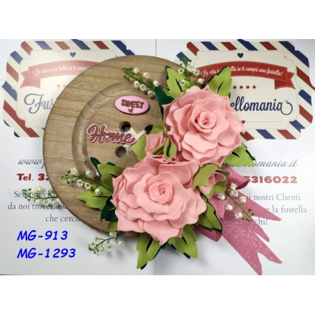 Fustella A4 Rose grandi Ilaria