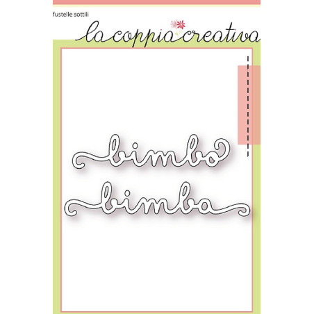 Fustella metallica Bimbo e Bimba