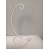 Stand in ottone per palline componibili in metallo bianco