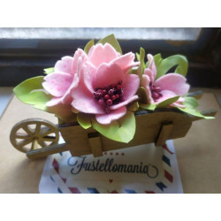 Fustella XL Fiori delicati due misure e foglia