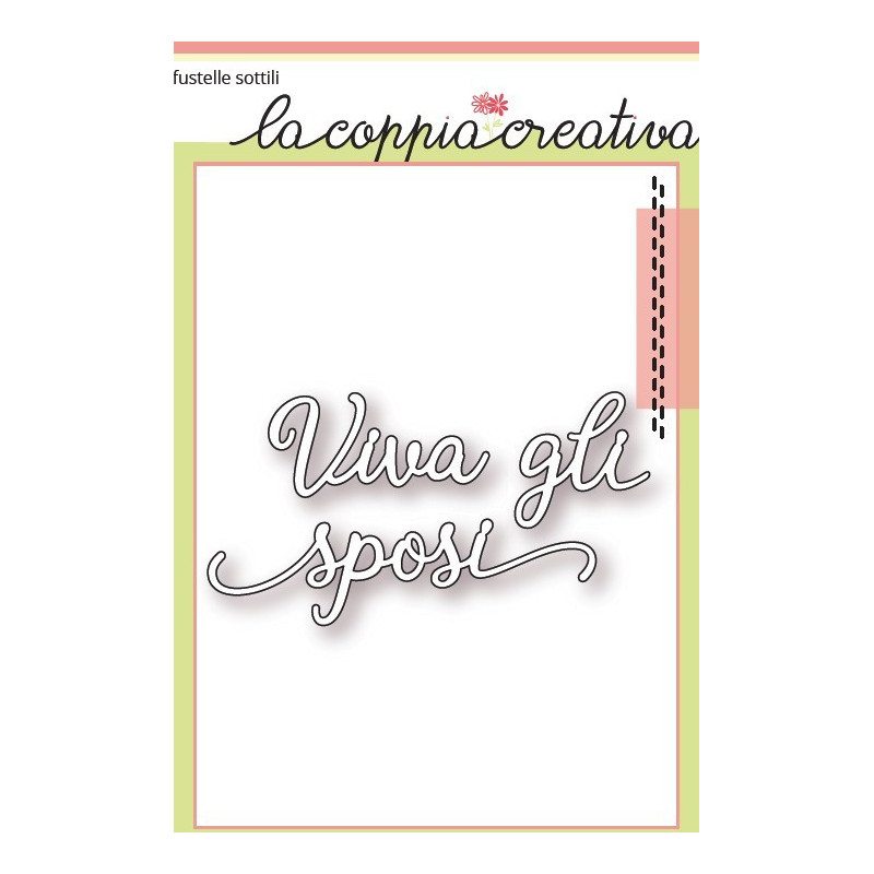 Fustella metallica Viva gli sposi