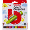 Set pastelli a cera Bruynzeel 8 colori