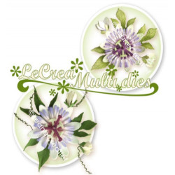 Fustella metallica Leane Creatief Passion flower