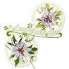 Fustella metallica Leane Creatief Passion flower