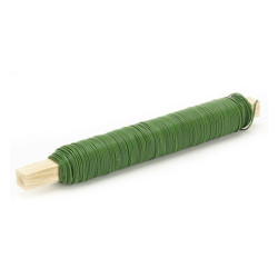 Rotolo di filo di ferro 0,65 mm 100 gr colore verde