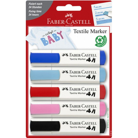 Set 5 marcatori Faber Castell 2