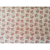Pannolenci stampato 1mm Tulipani corallo misura a scelta