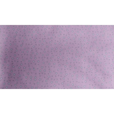 Pannolenci stampato 1mm Stelline rosa misura a scelta
