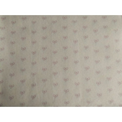 Pannolenci stampato 1mm Fiocchetti cipria misura a scelta