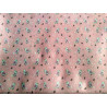 Pannolenci stampato 1mm Uccellini rosa misura a scelta