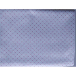 Pannolenci stampato 1mm Rombi di cuori rosa misura a scelta