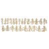 Numeri in legno con clip da 1 a 24 alt 5 cm