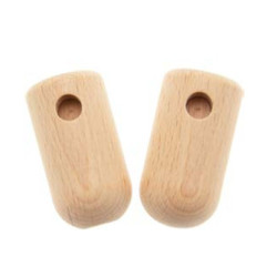 Piedi di legno 65x38 mm coppia