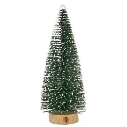 Albero di Natale innevato 16x5,5 cm