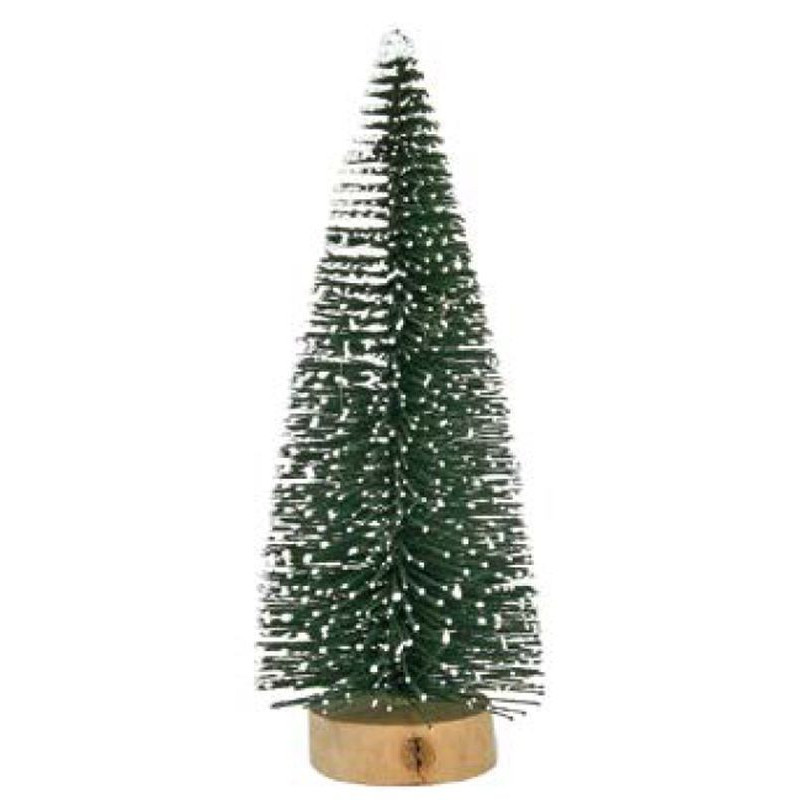 Albero di Natale innevato 16x5,5 cm