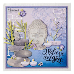 Fustella metallica Marianne Design Craftables Art texture bricks