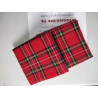 Tartan scozzese quadrati grandi 50 x 150 cm.