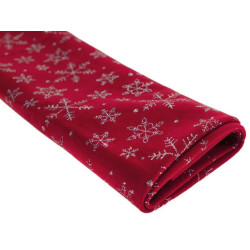 Tessuto velluto neve con glitter 50x68 cm colore a scelta