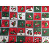 Pannolenci stampato 1mm fantasia calendario avvento 50x40 cm