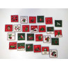Pannolenci stampato 1mm fantasia calendario avvento 50x40 cm