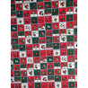 Pannolenci stampato 1mm fantasia calendario avvento 50x40 cm