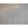 Pannolenci 1 mm base panna con pois dorati 50x50 cm