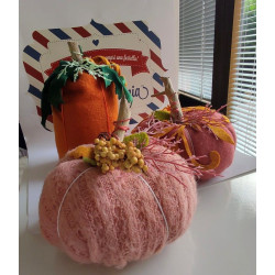 Lana cotta 32x40 cm color corallo
