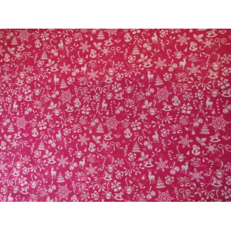 Pannolenci stampato 1mm fantasia natalizia 40x50 cm