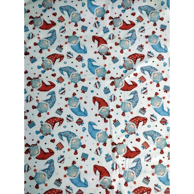 Pannolenci stampato 1mm Elfi e pacchetti regalo 45x50 cm