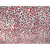Pannolenci stampato 1mm Cuori su base bianca 50x75 cm