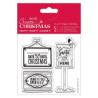 4 X 4 CLEAR STAMPS - CHRISTMAS SIGNS