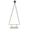 Albero grande in metallo con led 65 x 26 cm