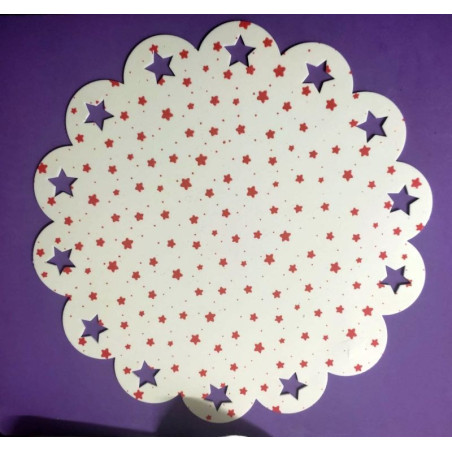 Fustella XXL Centrino con stelle