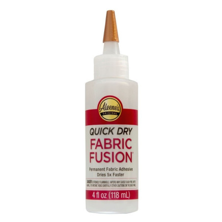 Colla Aleene's Quick dry permanent Fabric fusion glue 118ml