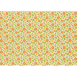 Pannolenci 1mm primavera panna arancio - 1 foglio 30x40 cm