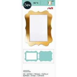 Fustella Sizzix BIGz XL Cornice con retro