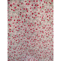 Pannolenci stampato 1mm Fiori rosso 50x80 cm