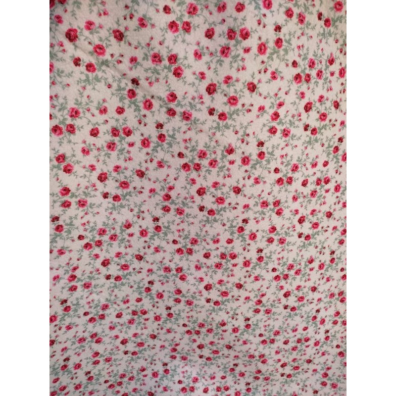 Pannolenci stampato 1mm Fiori rosso 50x80 cm