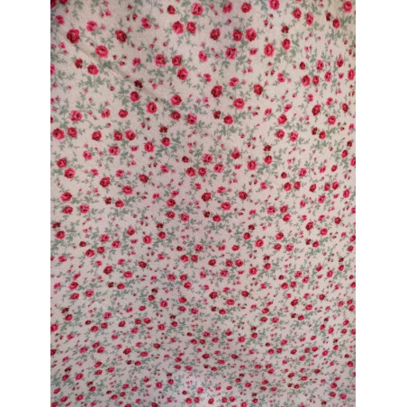 Pannolenci stampato 1mm Fiori rosso 50x80 cm