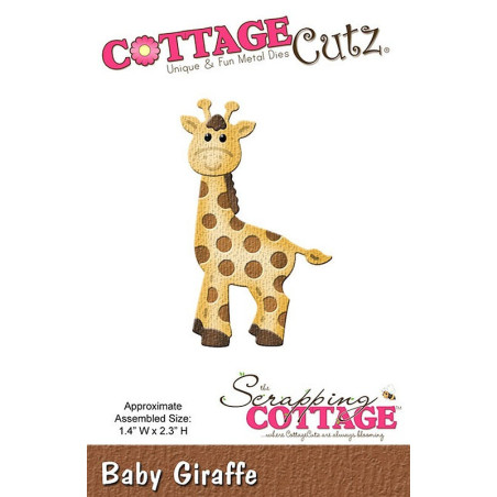 Fustella metallica Cottage Cutz Giraffe