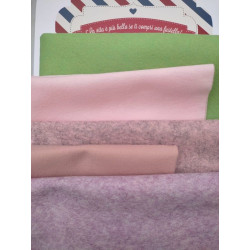 Pannolenci 1 mm  - KIT Campanule colori pastello