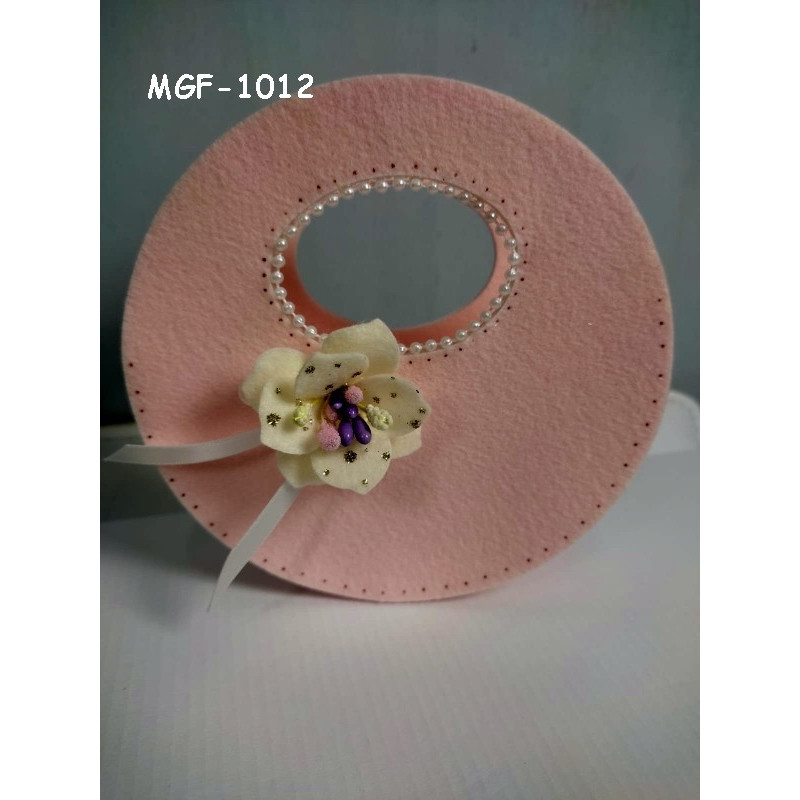 Fustella XL Borsa con manico ovale e fiore