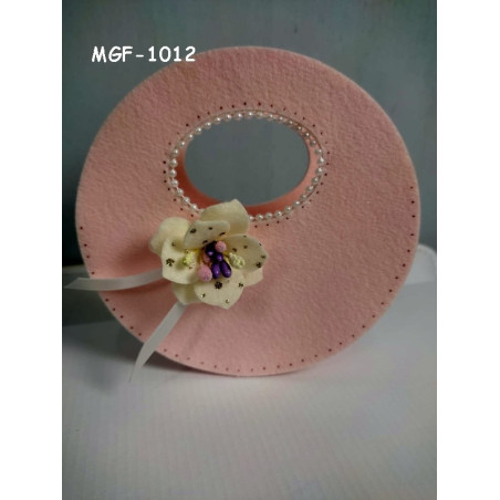 Fustella XL Borsa con manico ovale e fiore