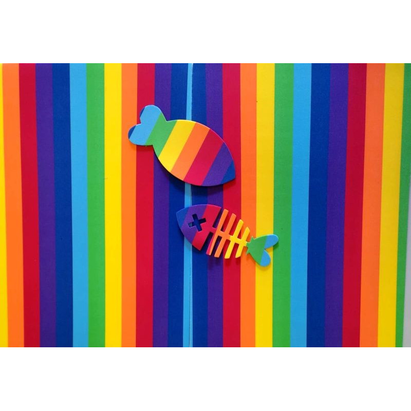 Fommy 2 mm foglio A4 colore arcobaleno