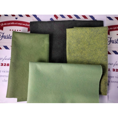 Pannolenci 1 mm  - KIT per erbe aromatiche salvia menta e rosmarino