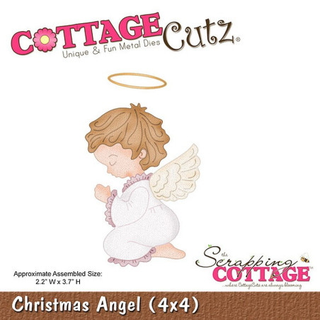 Fustella metallica Cottage Cutz Christmas Angel
