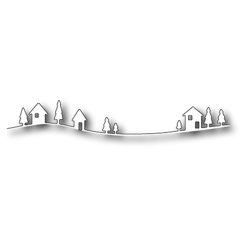 Fustella metallica Memory Box Country Landscape