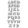 Fustella metallica Memory Box Classic Upper Alphabet